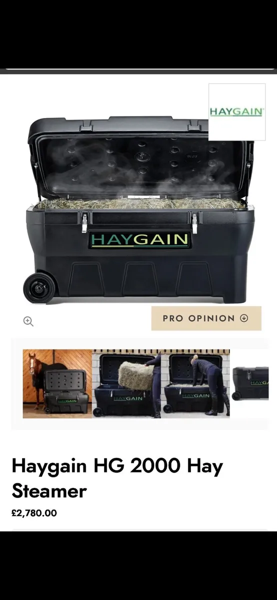 Haygain HG 2000 -hay steamer largest model