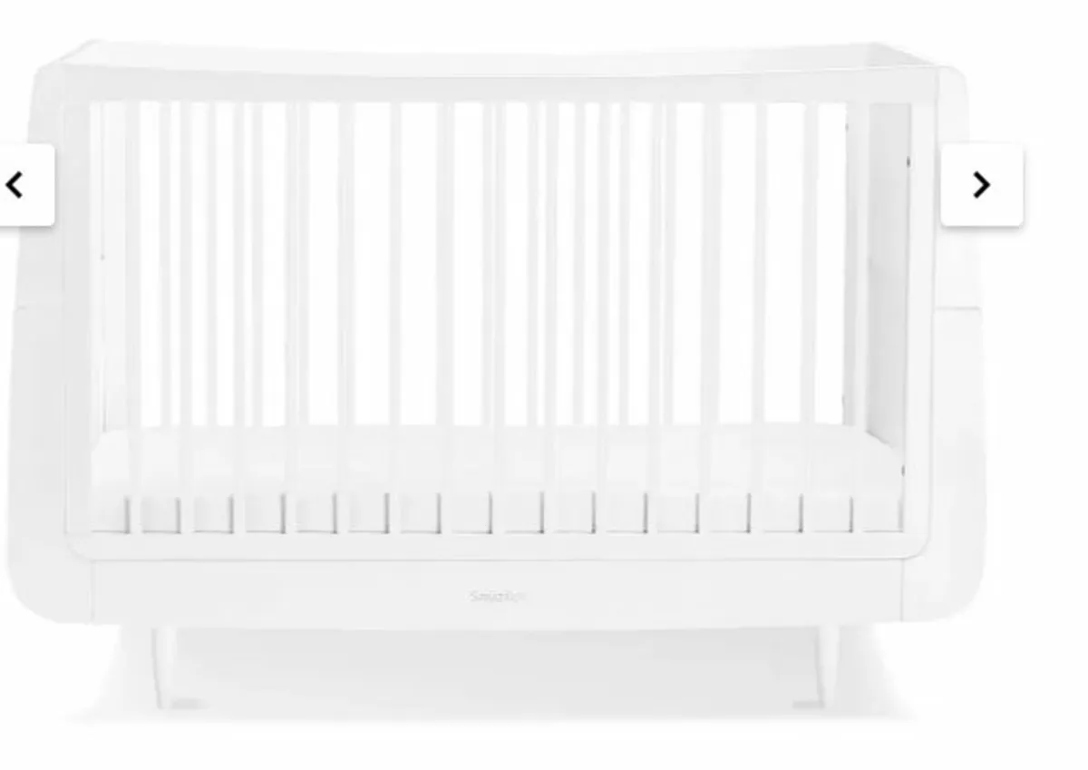 SnuzKot Skandi Cot Bed - White - Image 2