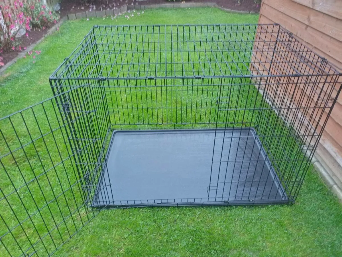 Extra large dog travel crate. - Image 4