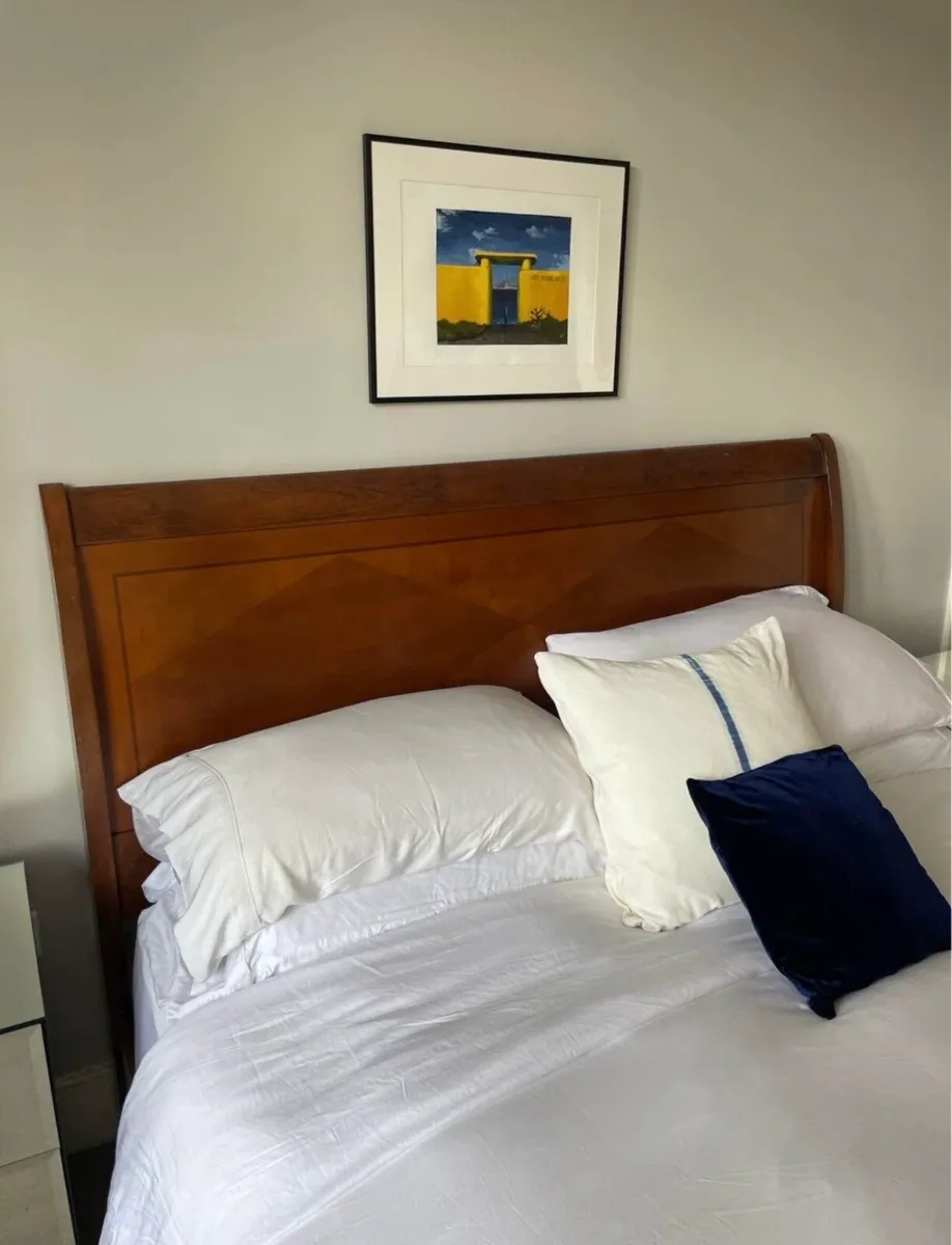 King-sized wooden bed - Image 3
