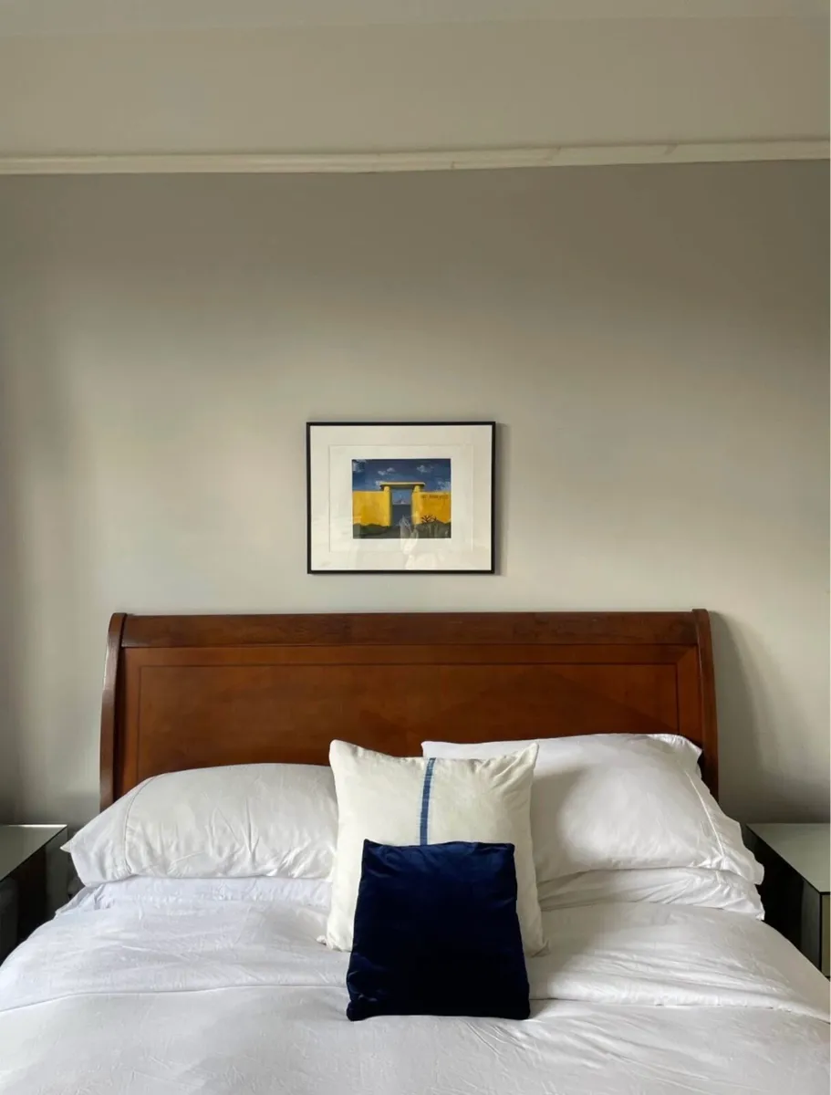 King-sized wooden bed - Image 4