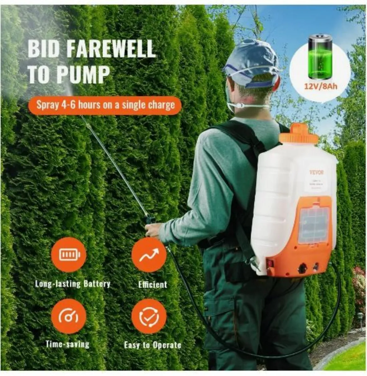 Battery Powered Backpack Sprayer - Image 2