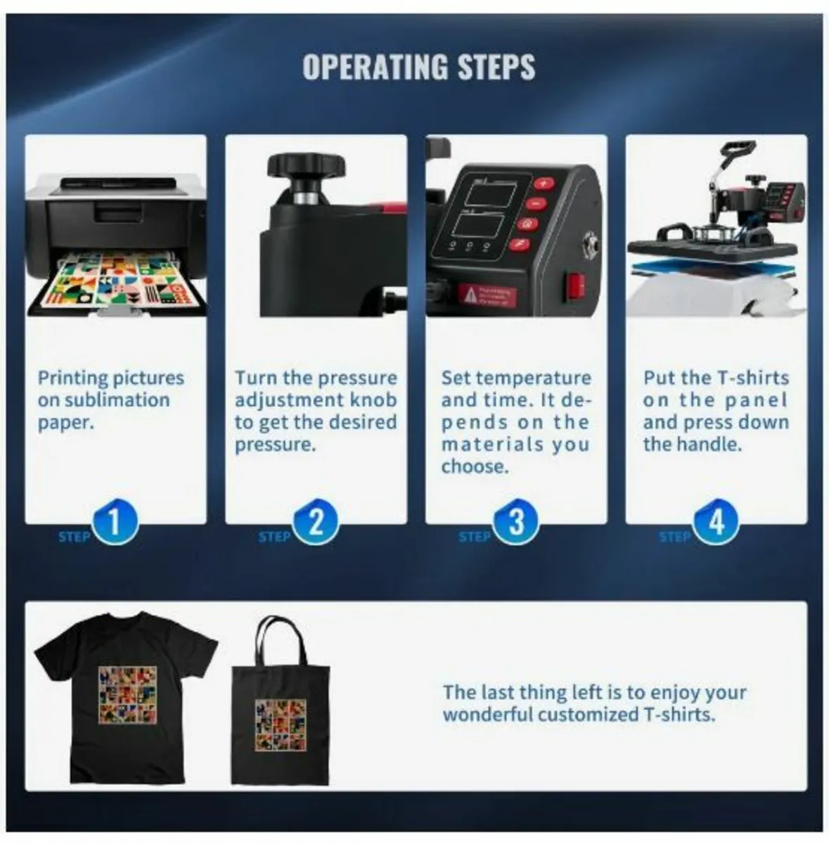 Heat Press, 5 in 1 Heat Press Machine Machine - Image 3