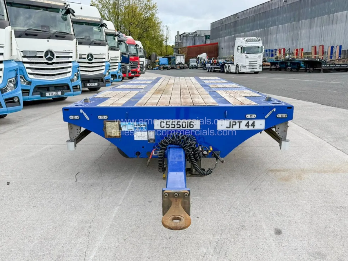 2021 NUGENT 3 AXLE DRAWBAR EXTENDABLE FLATBED DT25 - Image 2