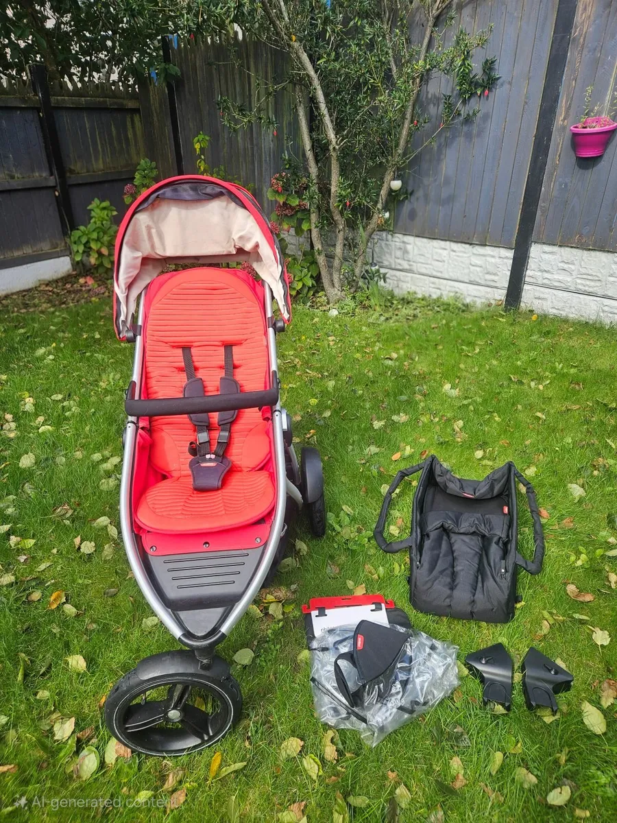 Phil and Ted Double Buggy Pushchair - Image 1