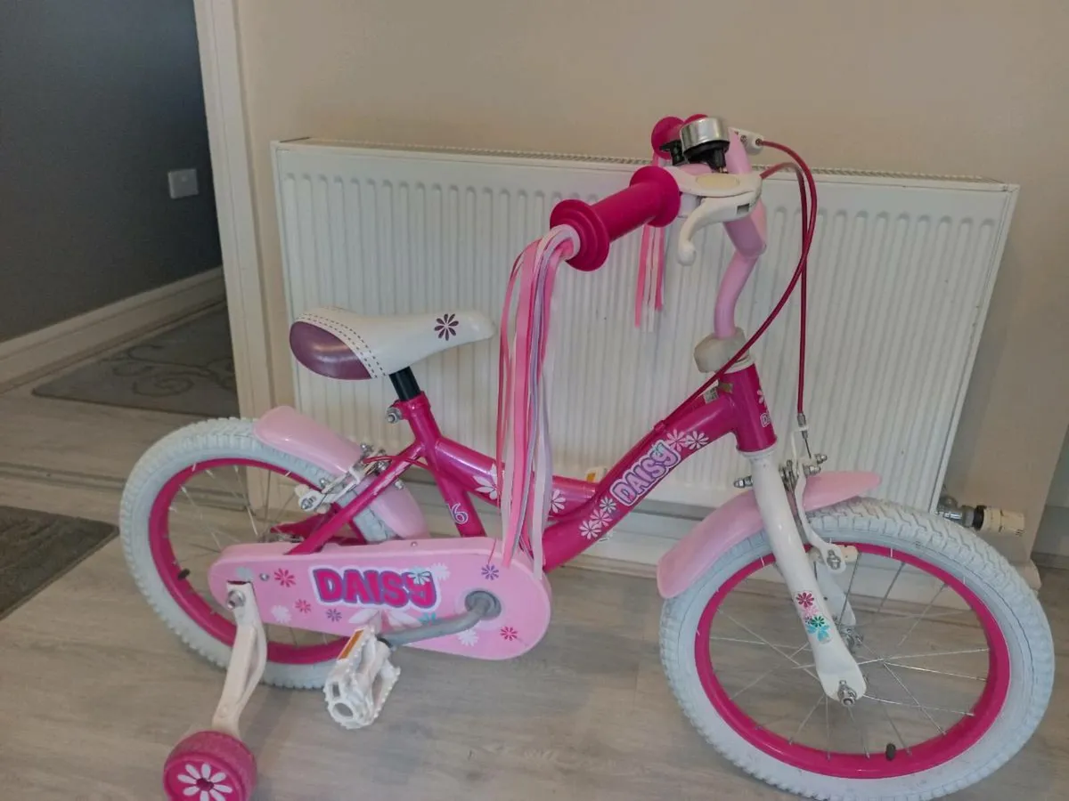 Kids daisy bike size 16 inch wheels. - Image 2