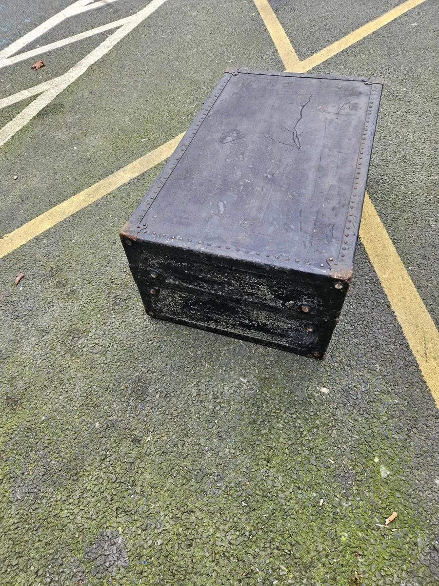 Vintage Steamer Theatre Trunk - Image 4