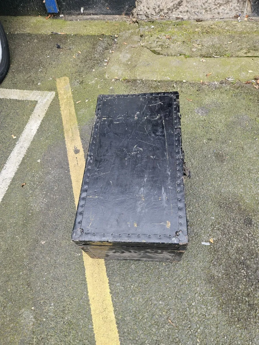 Vintage Steamer Theatre Trunk - Image 1