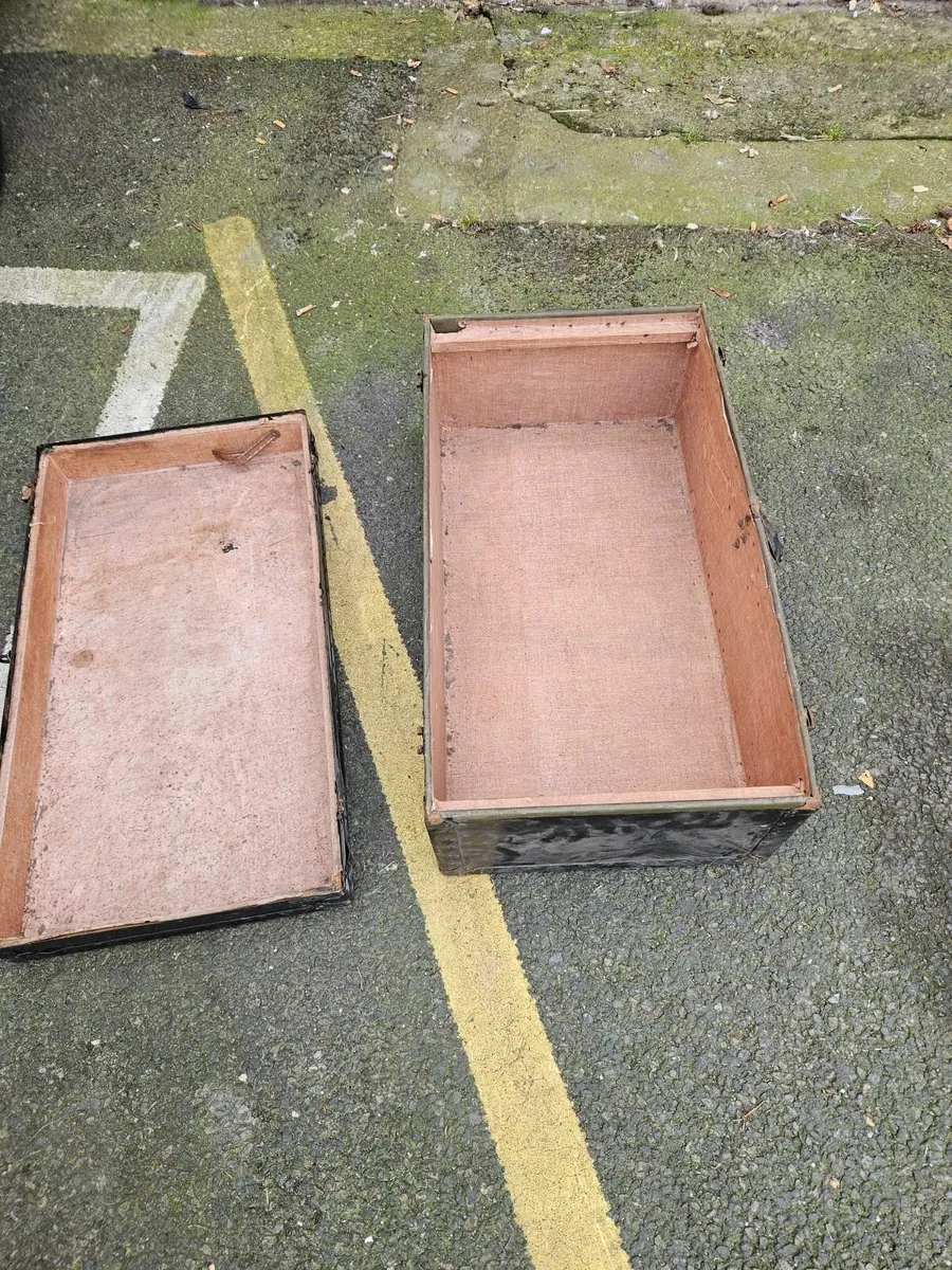 Vintage Steamer Theatre Trunk - Image 3