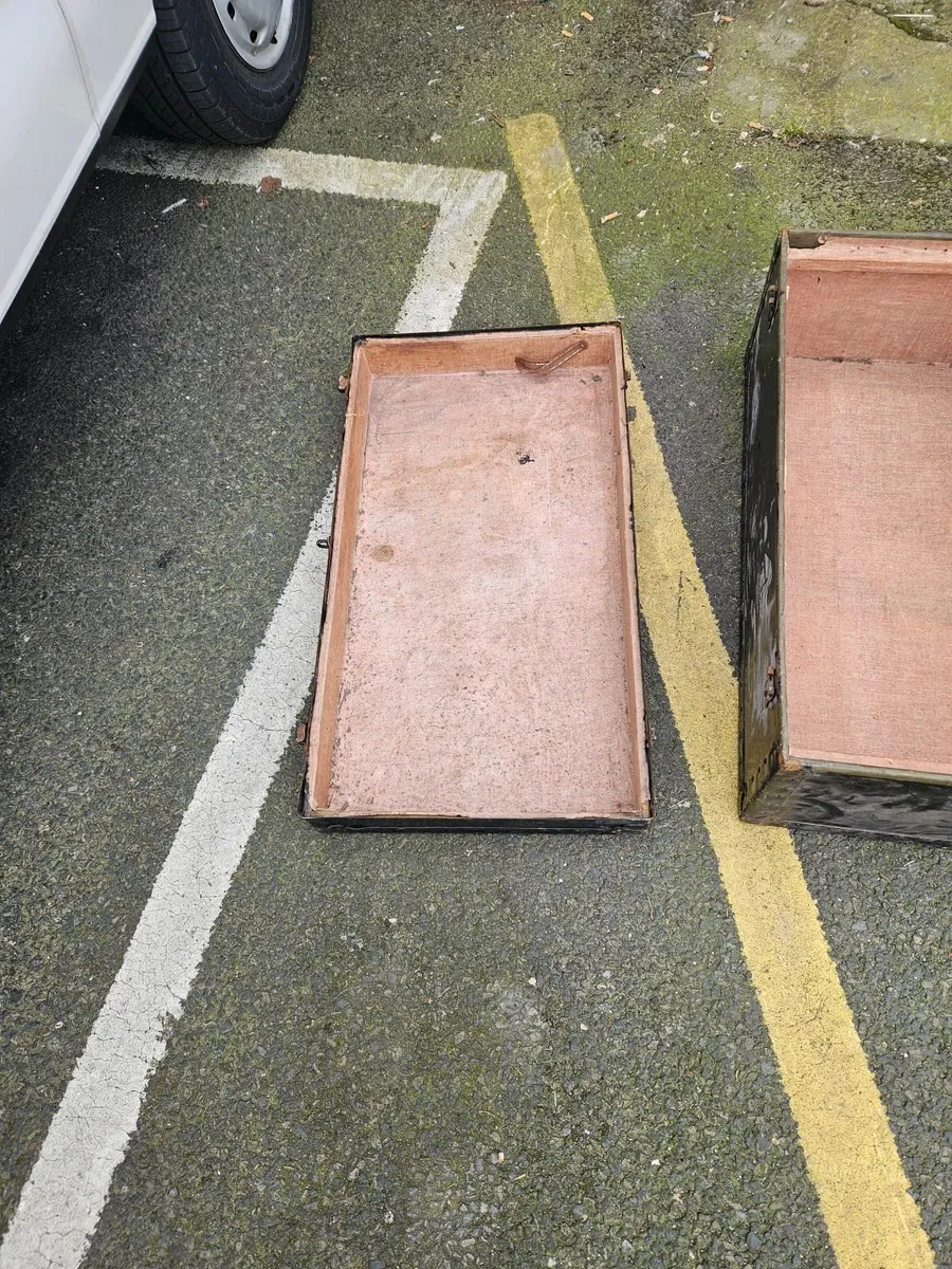 Vintage Steamer Theatre Trunk - Image 4
