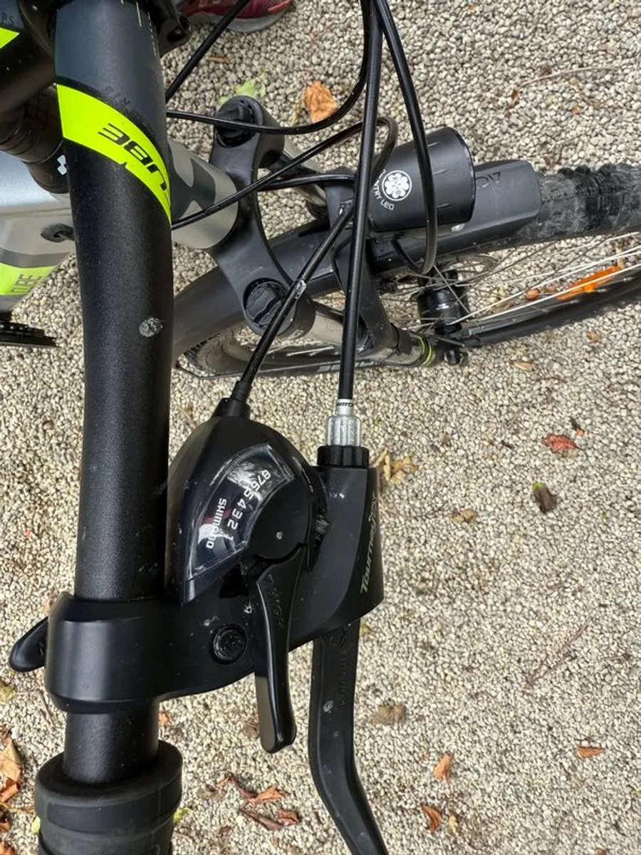 Cube Aim Allroad Mountain Bike Silver/Yellow Size S - Image 2