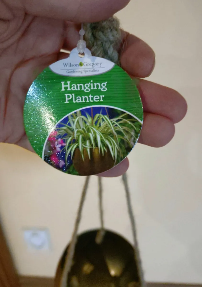 HANGING METAL PLANT POT (NEW). - Image 3