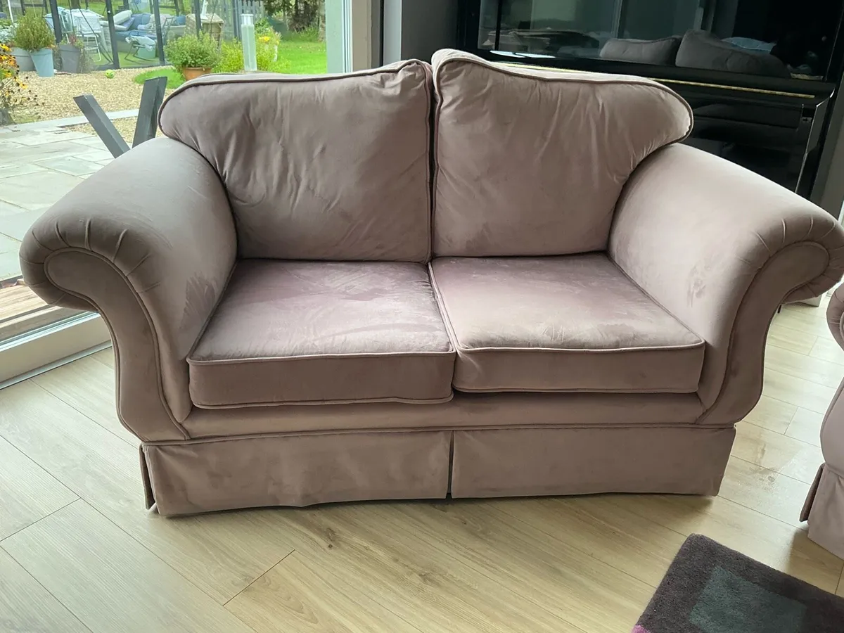 Two seater sofa/armchair set - Image 1