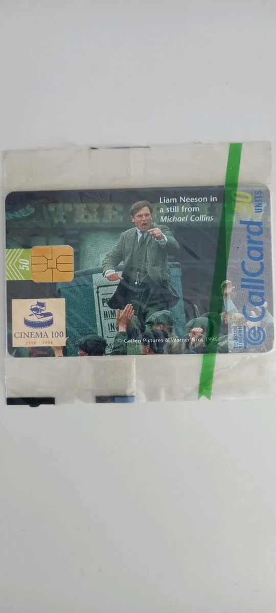 Call Card Michael Collins Film - Image 1