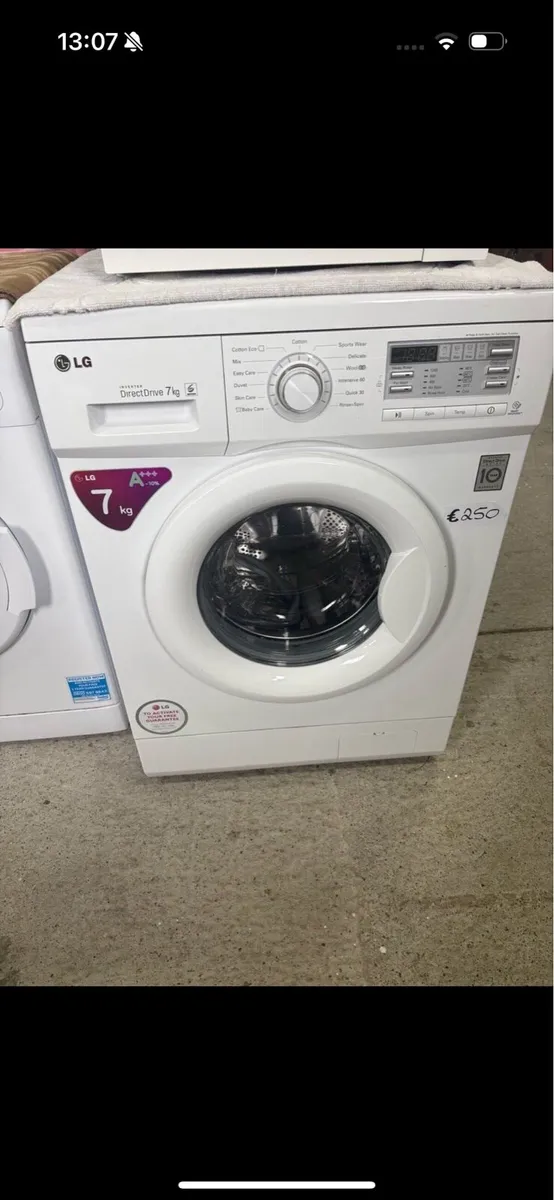 LG7kg washing machine - Image 1