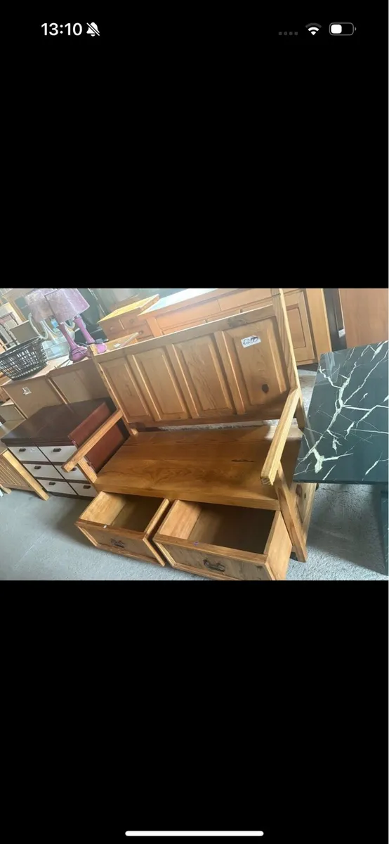 Mexican pine monks bench - Image 3