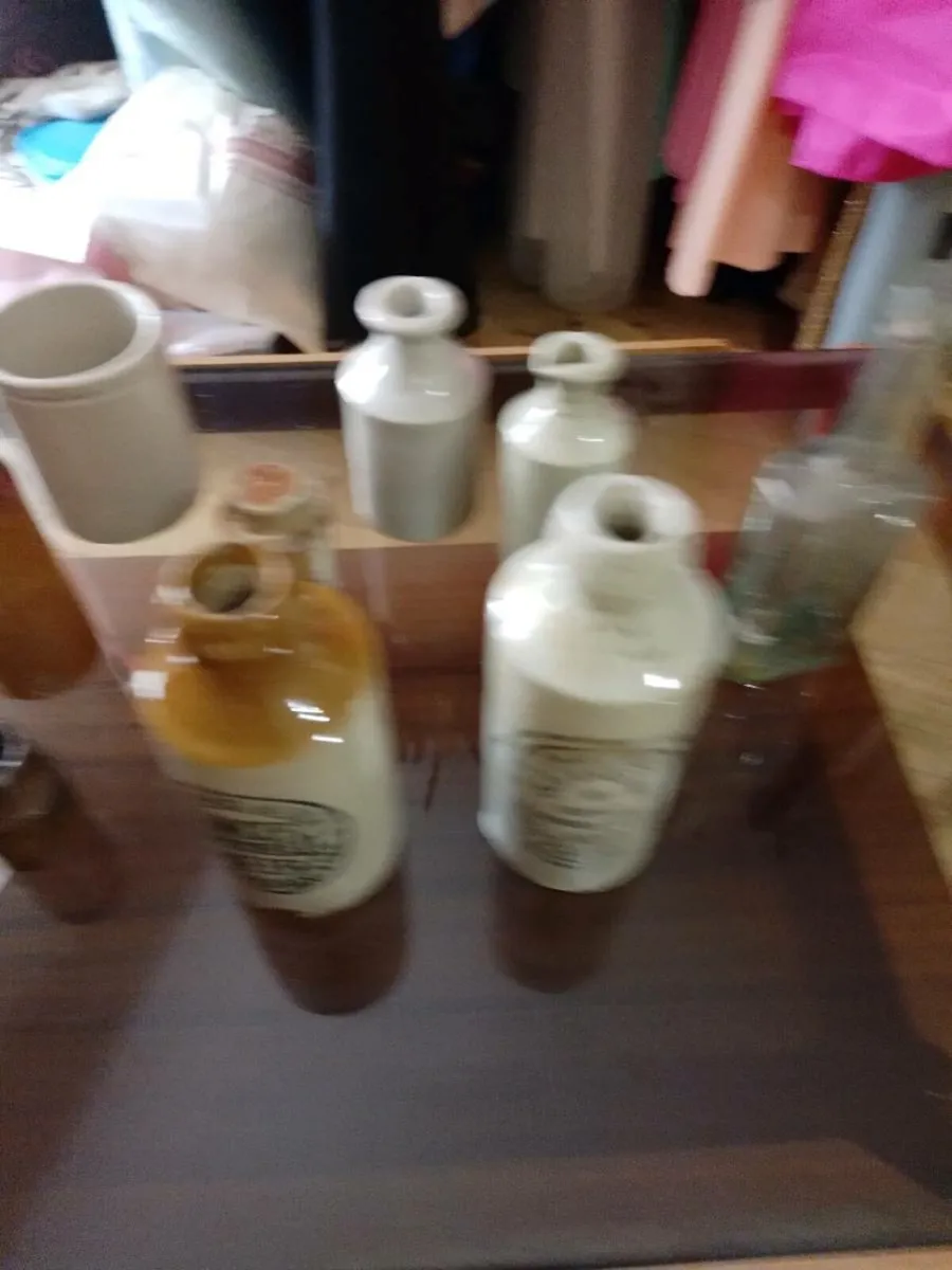 Old pub bottles and jars - Image 2