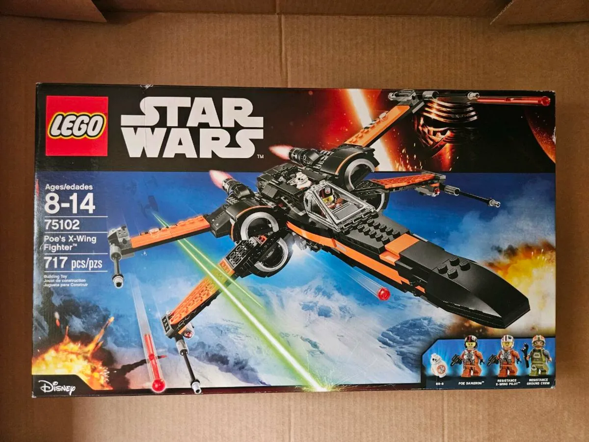 Lego Poe's X-wing fighter 75102 star wars