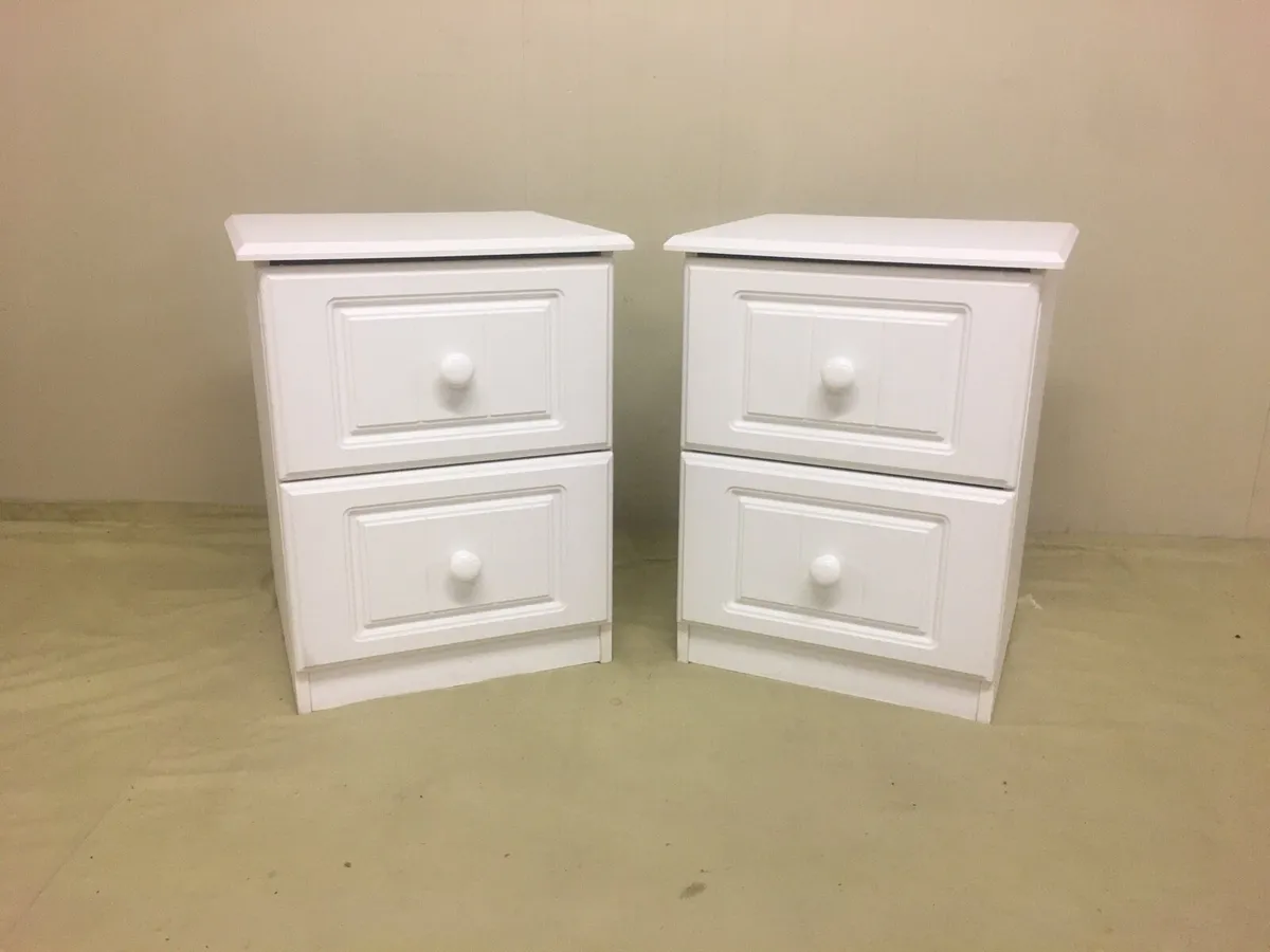 Pair Bedside Lockers - Image 2