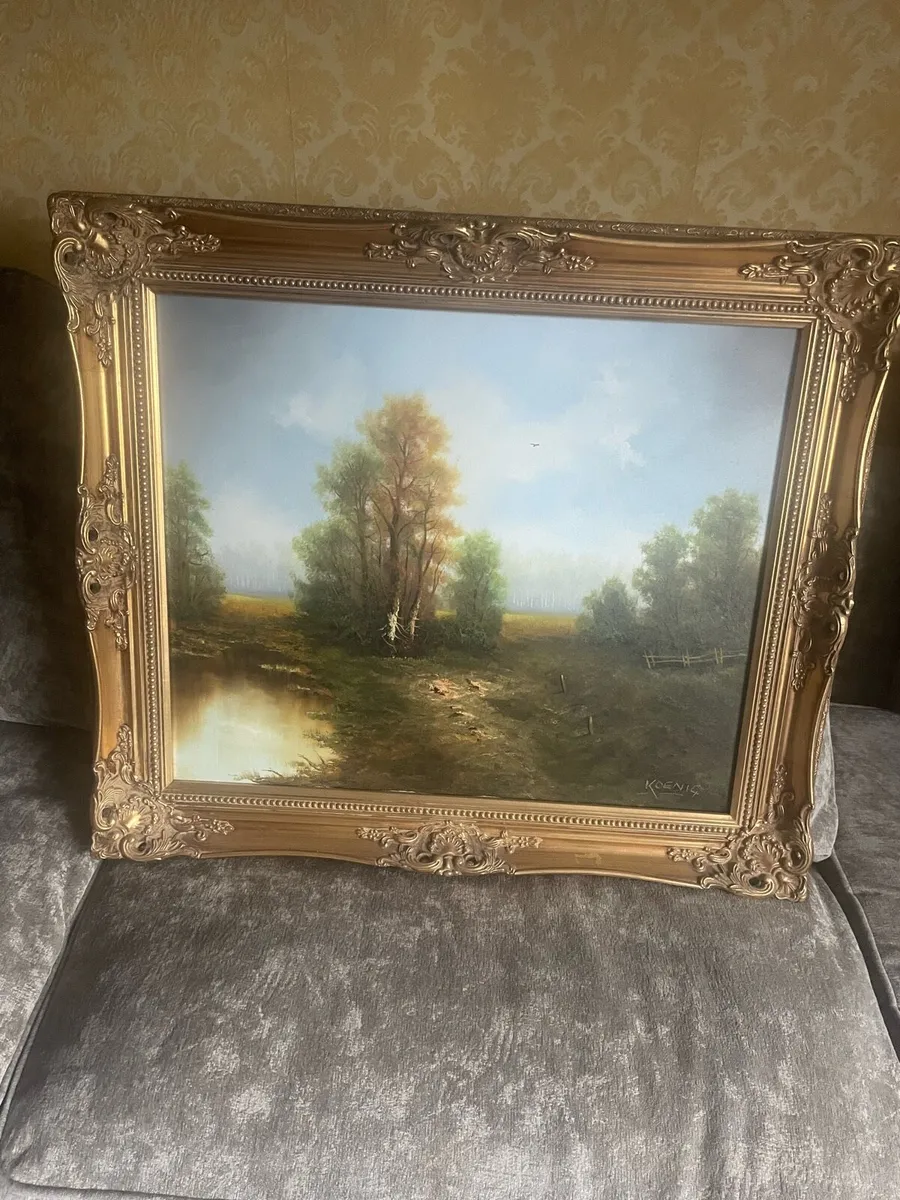 Beautiful framed signed picture