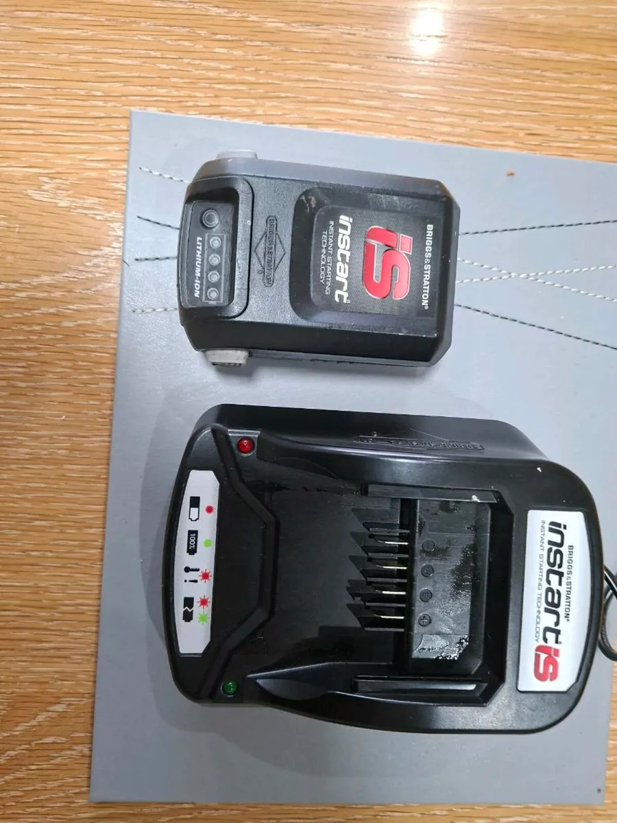briggs and stratton  lawnmower  battery  charger - Image 1