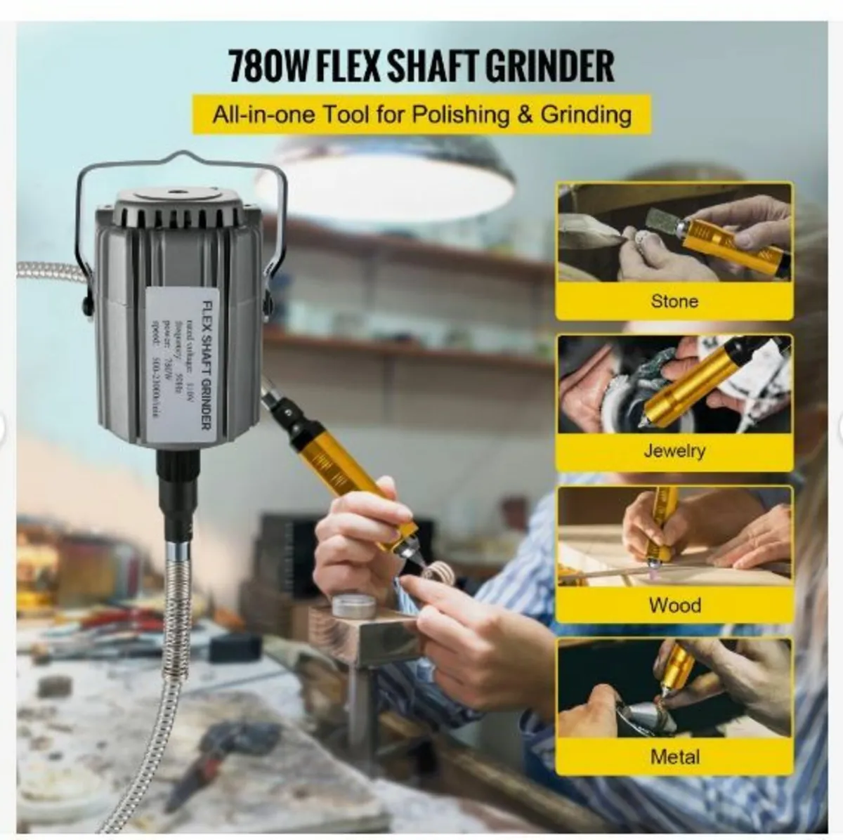 Flex Shaft Grinder 780W Rotary Tool - Image 3