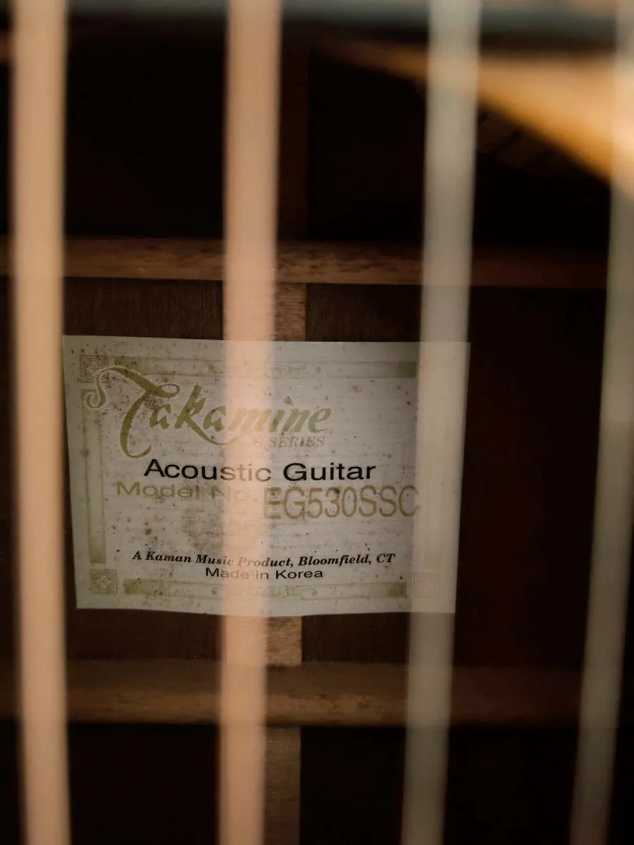 Takamine EG 530SSC Electro-Acoustic - Image 4