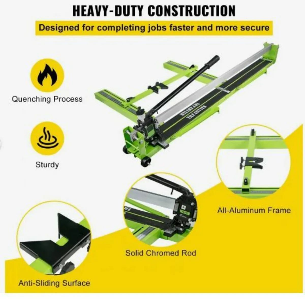 Tile Cutter 47-Inch Manual Tile Cutter 1.4-Inch - Image 2