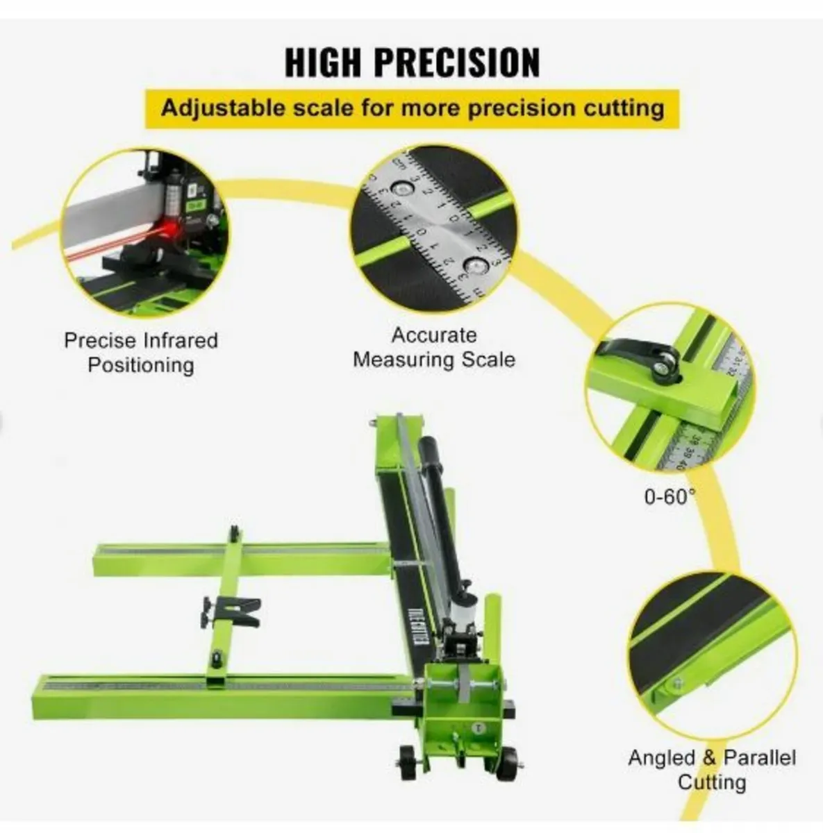 Tile Cutter 47-Inch Manual Tile Cutter 1.4-Inch - Image 4