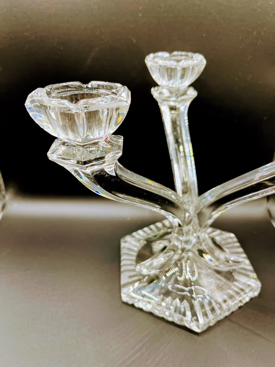 Vintage Galway crystal candelabra - Image 3