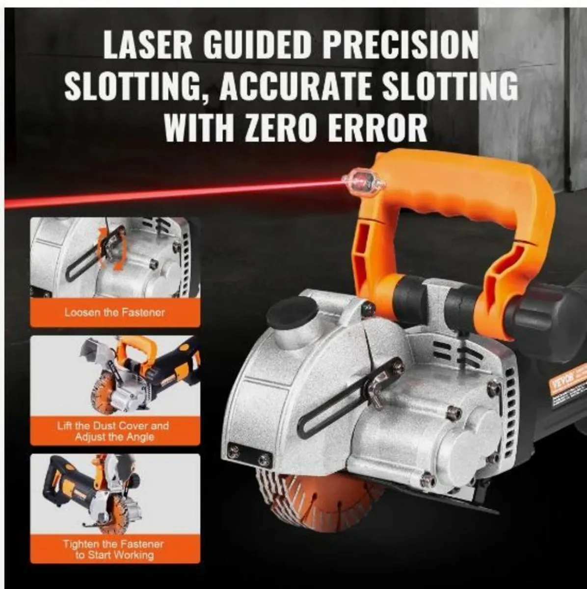 Electric Wall Chaser, Wall Groove Cutting Machine - Image 2