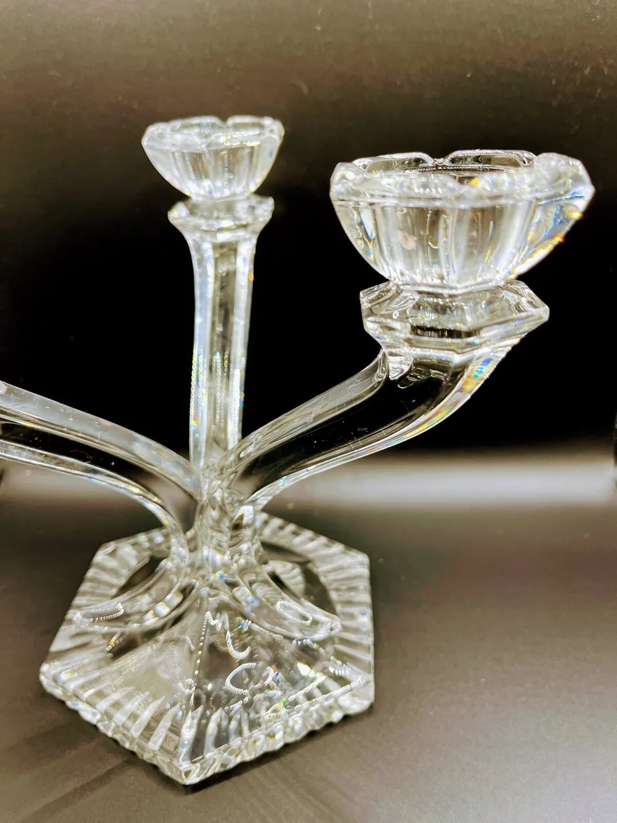 Vintage Galway crystal candelabra - Image 4