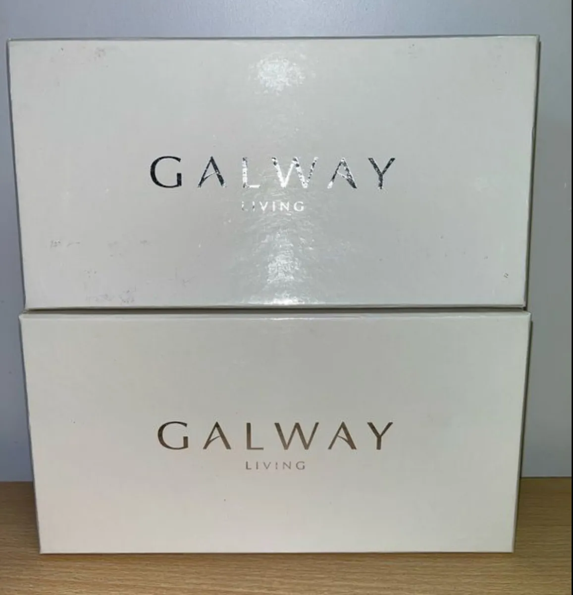Pair of Galway Crystal 7 inch Deco candle holders - Image 4