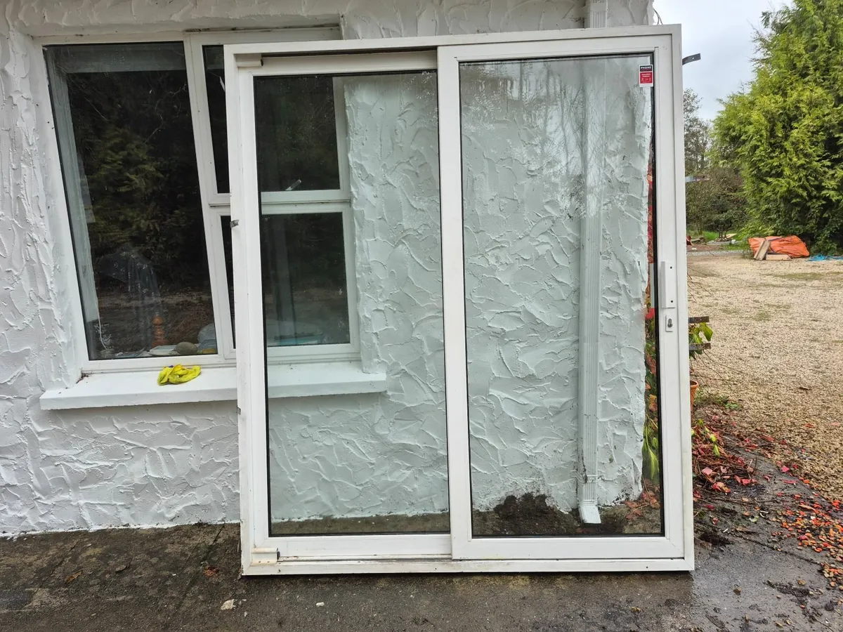 Sliding door PVC double glazed used good condition - Image 2