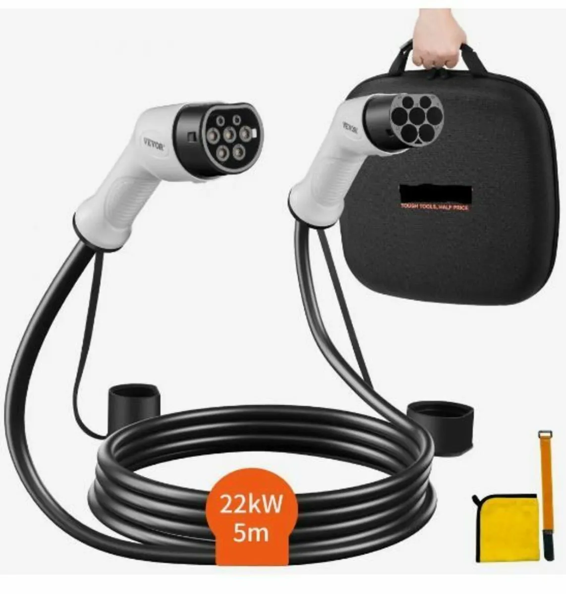 Type 2 to Type 2 EV Charging Cable, 32Amp - Image 1