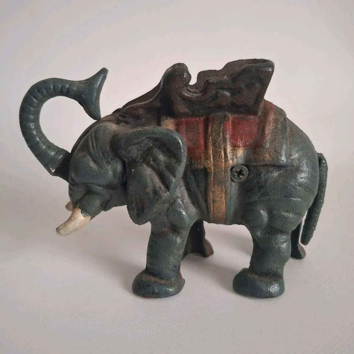 Cast Iron Elephant Money Bank - Image 1