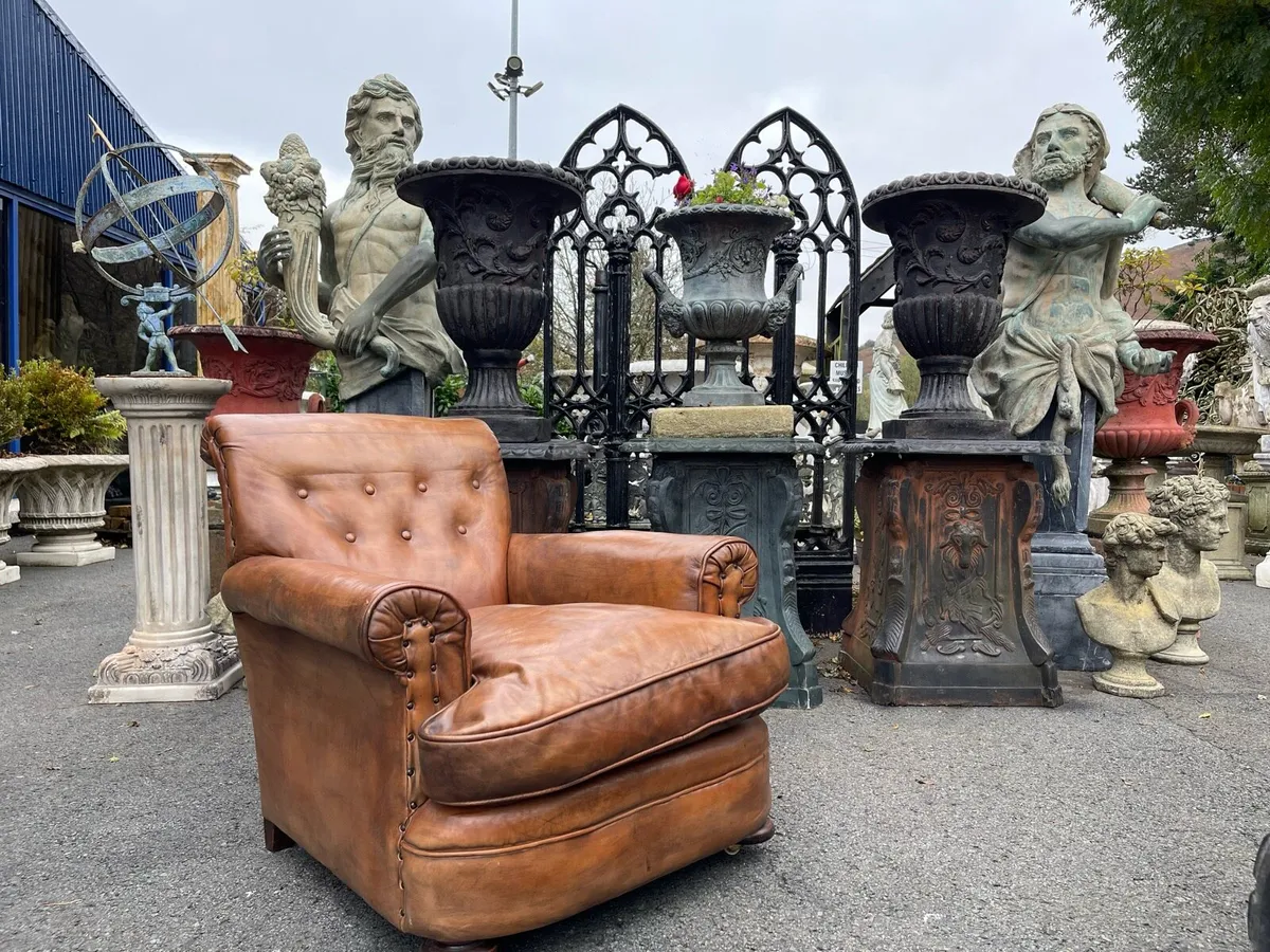 Antique French club chair - Image 1