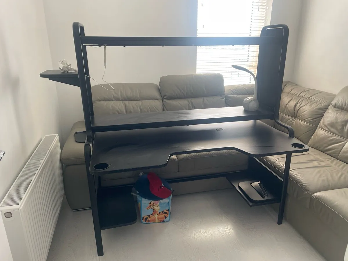 LARGE BLACK DESK - Image 3