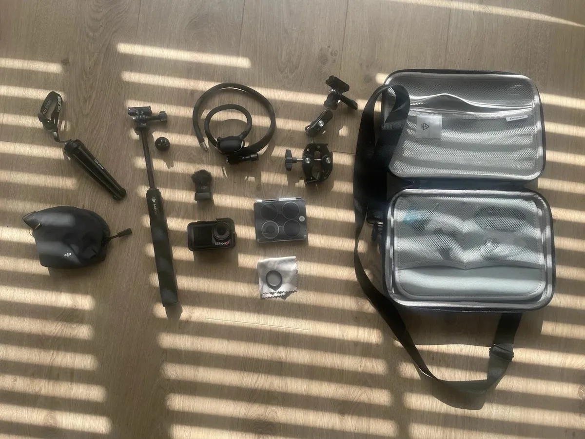 Dji Osmo Action 5 Pro + Mic + Case + accessories - Image 1