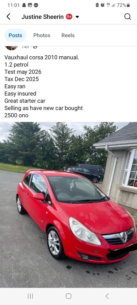 Vauxhaul corsa 2010