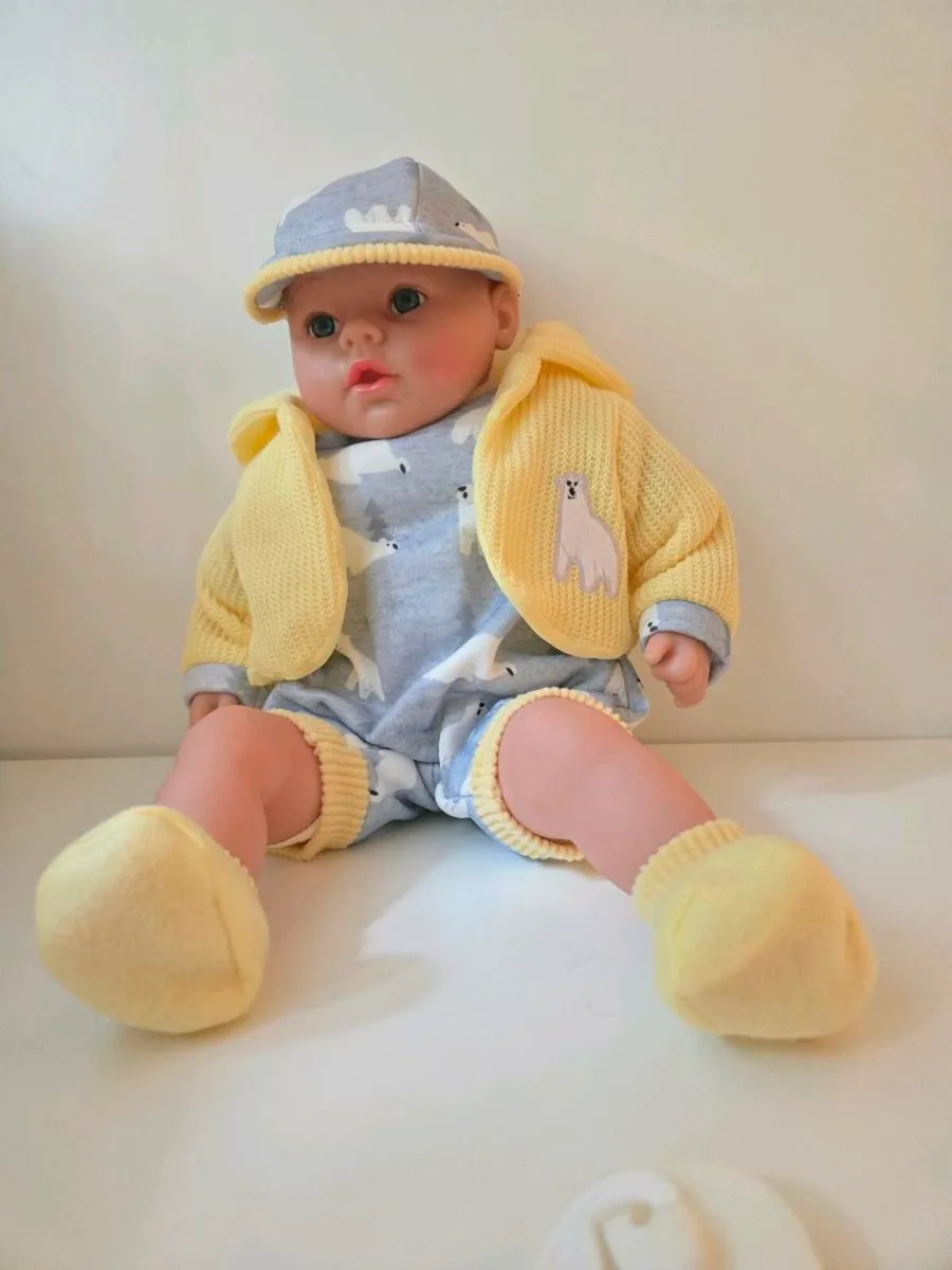 Baby Doll With Dummy & Sounds Yellow - Image 2