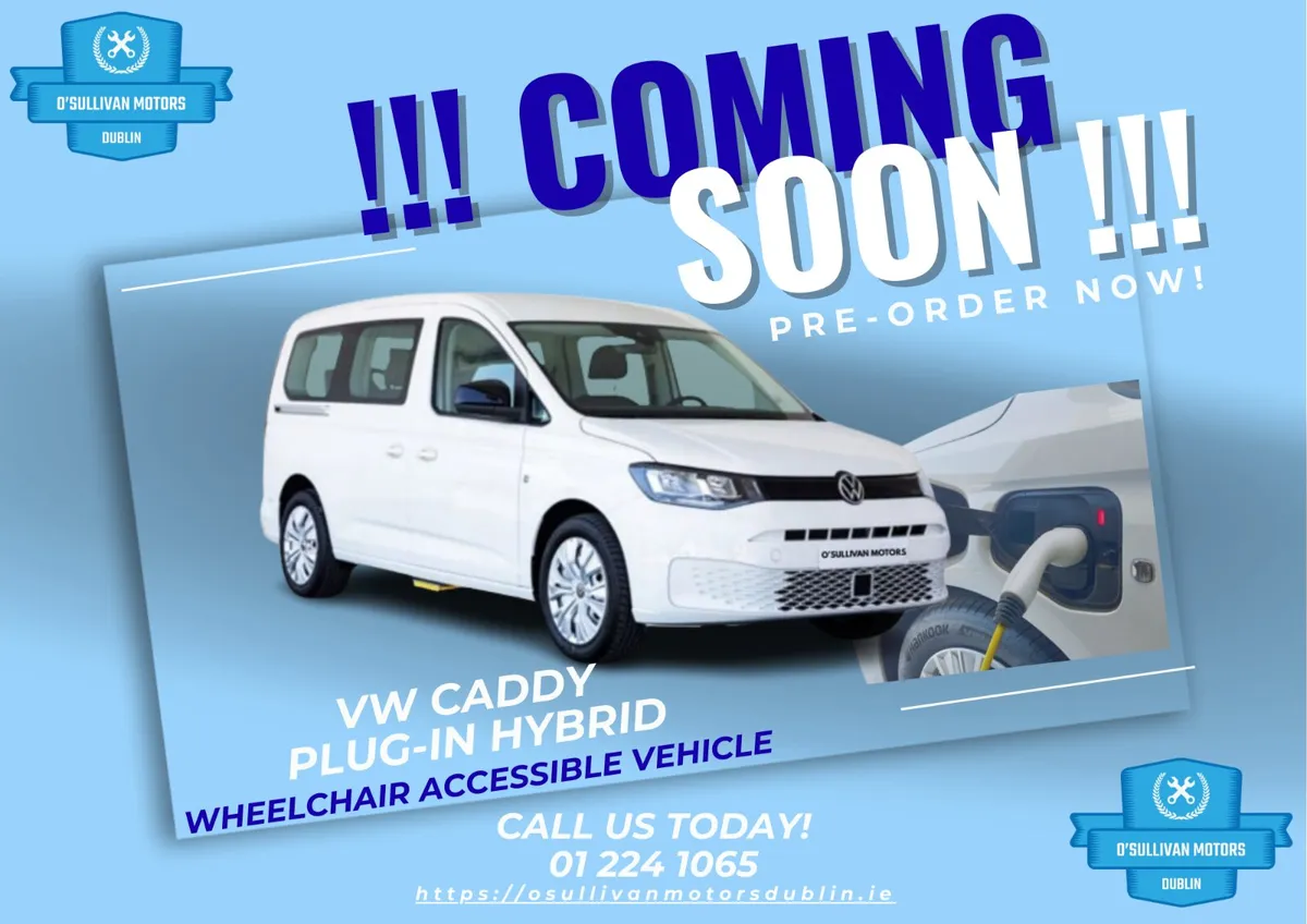 VW CADDY / PLUG-IN HYBRID / WAV / PRE-ORDER NOW!!!