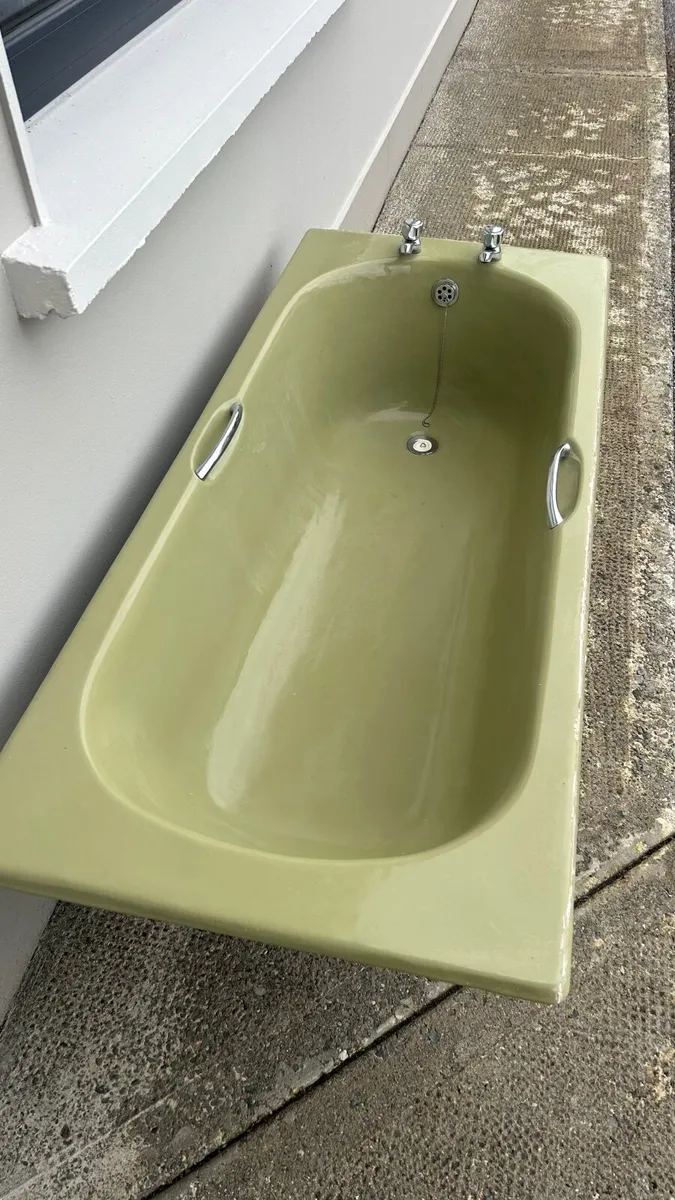 Green bathroom suite (complete set) - Image 3