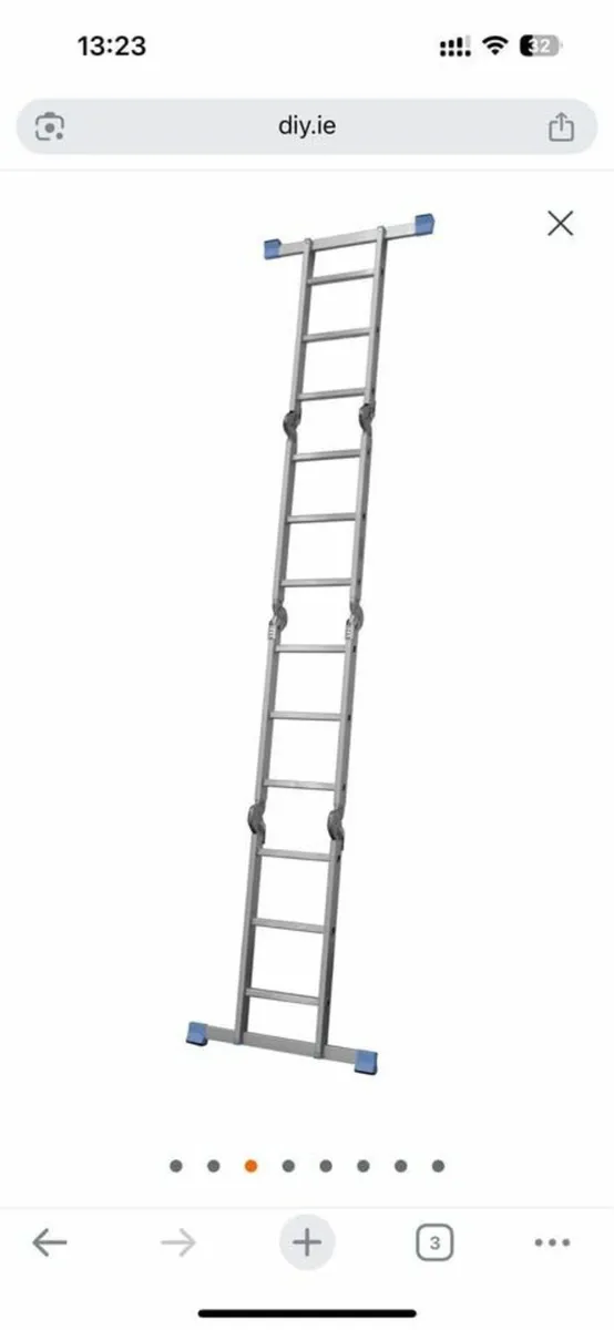 Mac Allister 3-way Combination Ladder 3.3m - Image 2