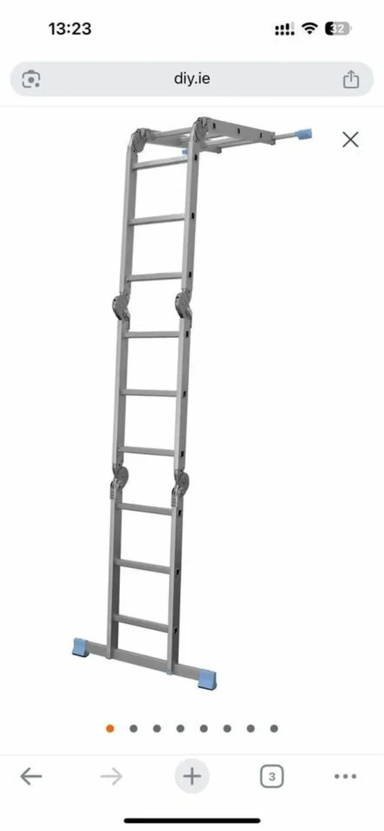 Mac Allister 3-way Combination Ladder 3.3m - Image 3