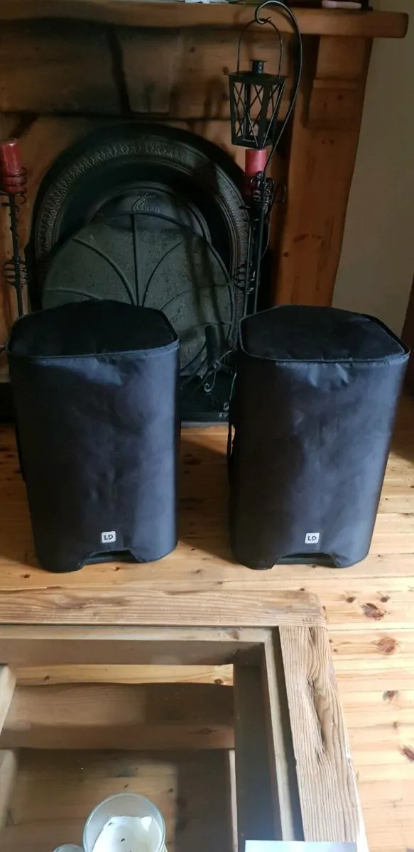 Ld Systems powered Icoa 12 A Bt speakers @ stands - Image 2