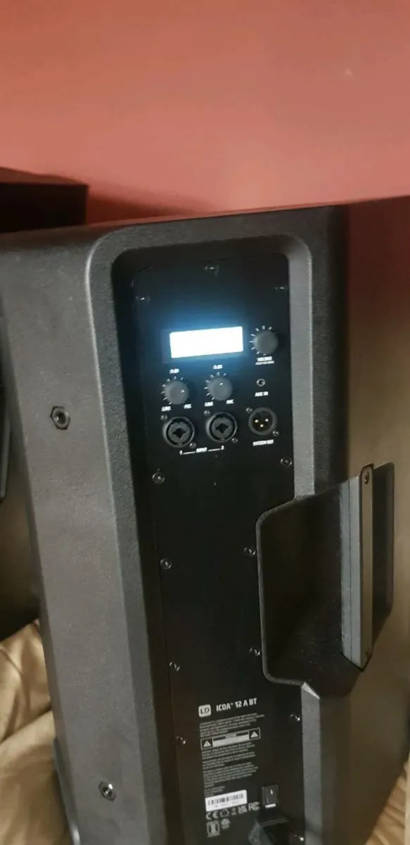 Ld Systems powered Icoa 12 A Bt speakers @ stands - Image 4