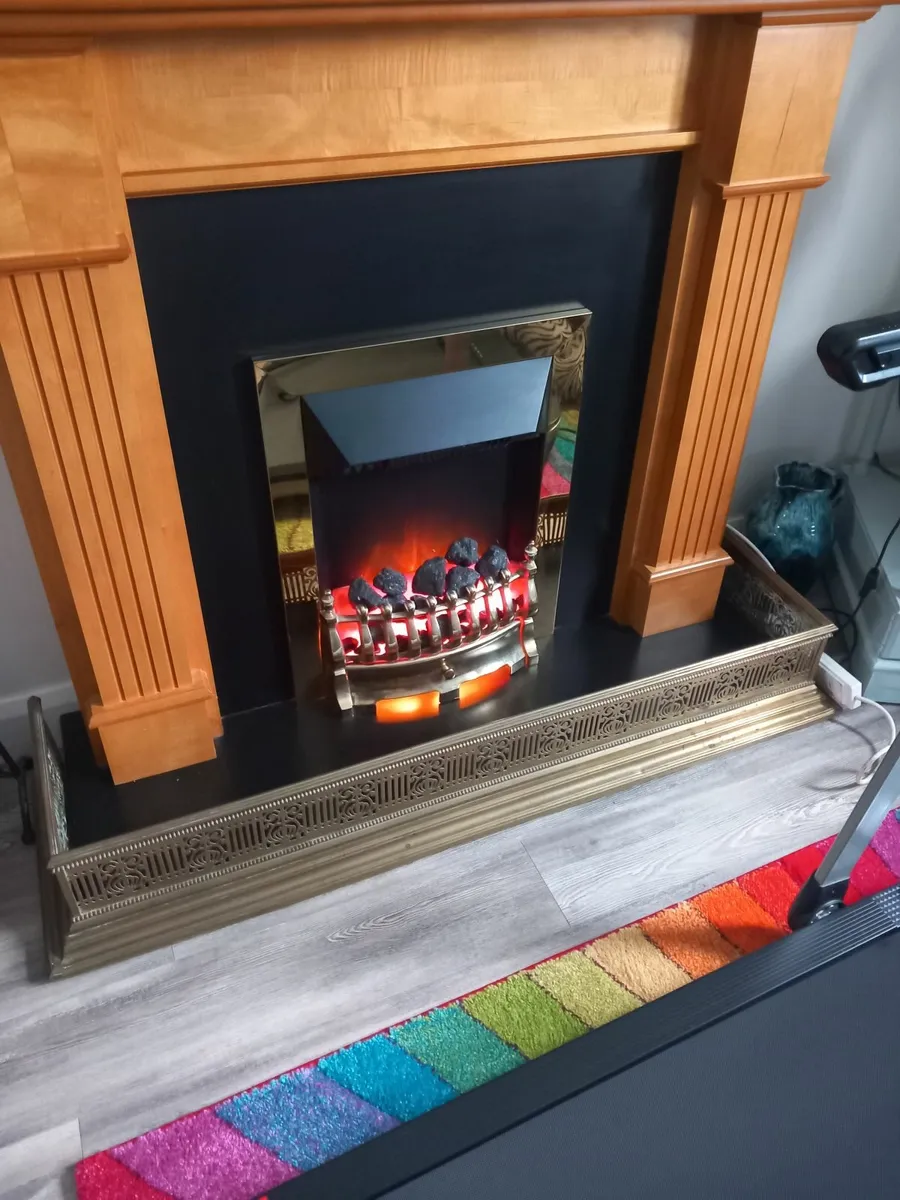 Electric fire and surround