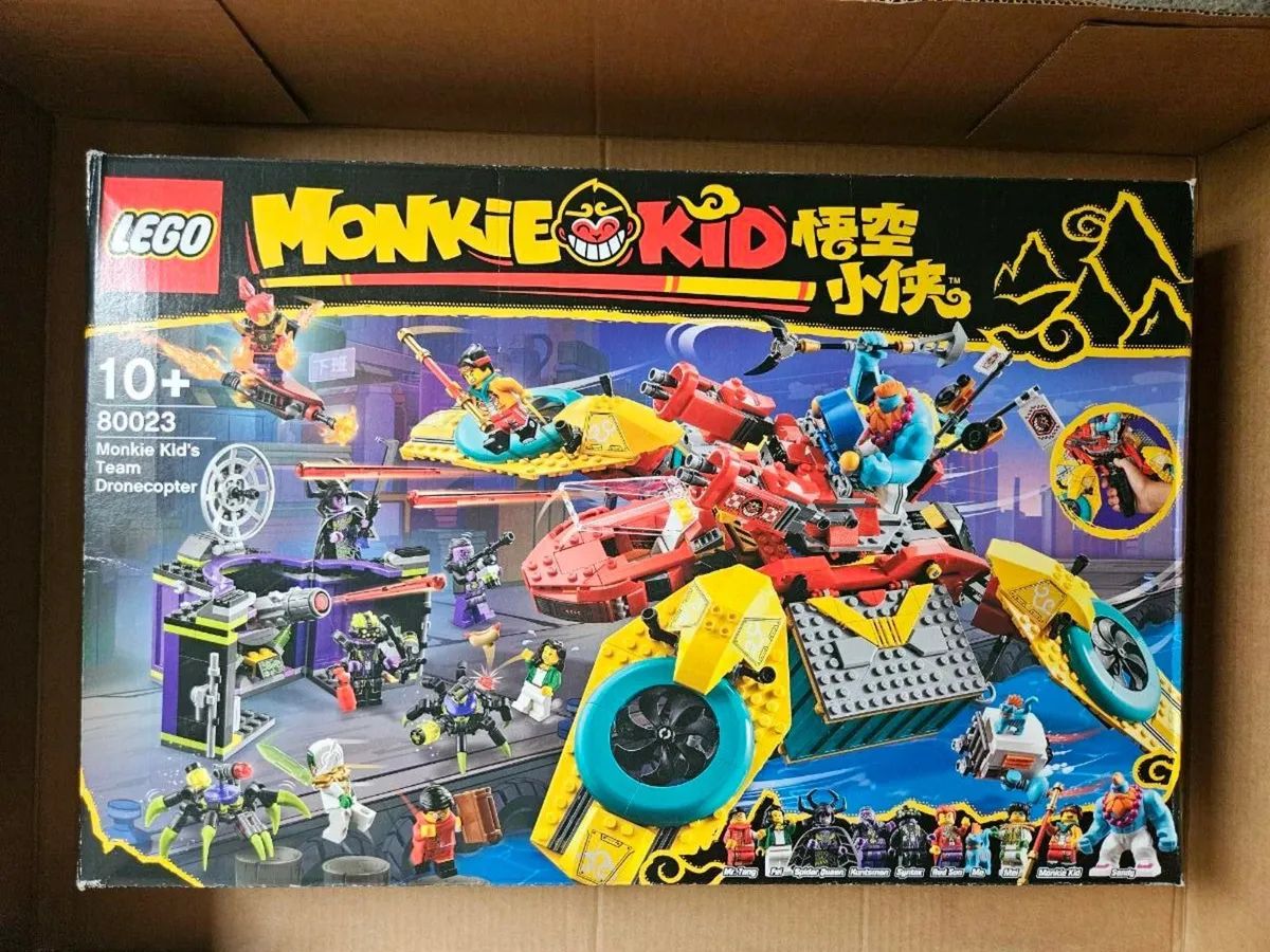 Lego mokie kid team dronecopter 80023 monkie kids