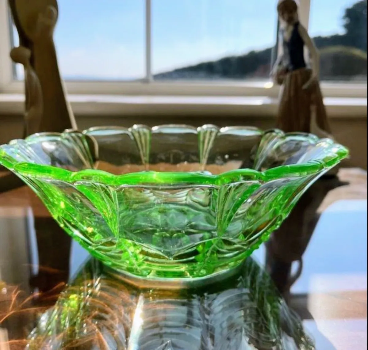 Art Deco 1930’s Stöle Czech Uranium bowl - Image 2